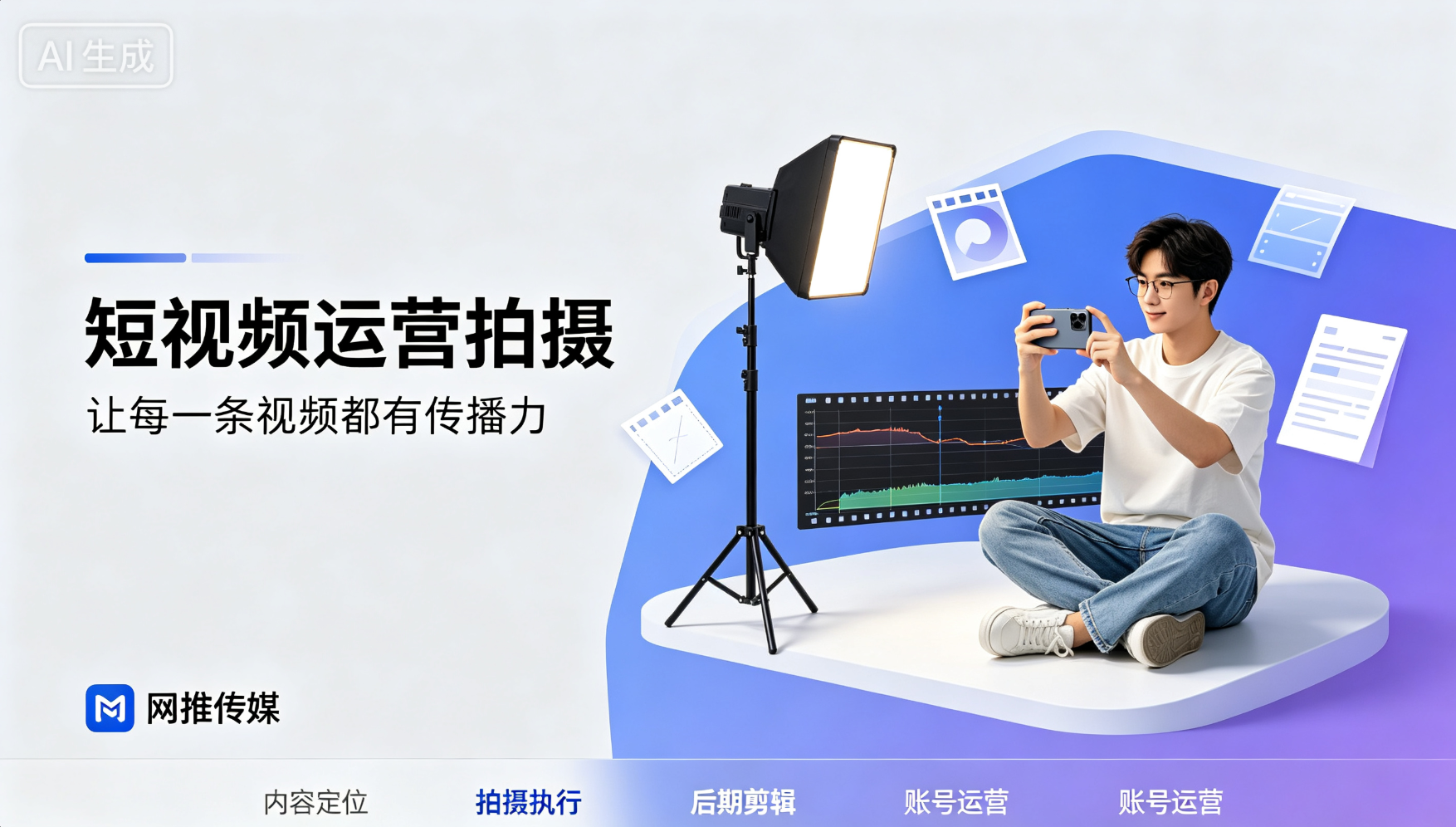 短视频运营与内容策划示意图